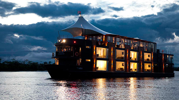 Crucero de lujo por el Amazonas