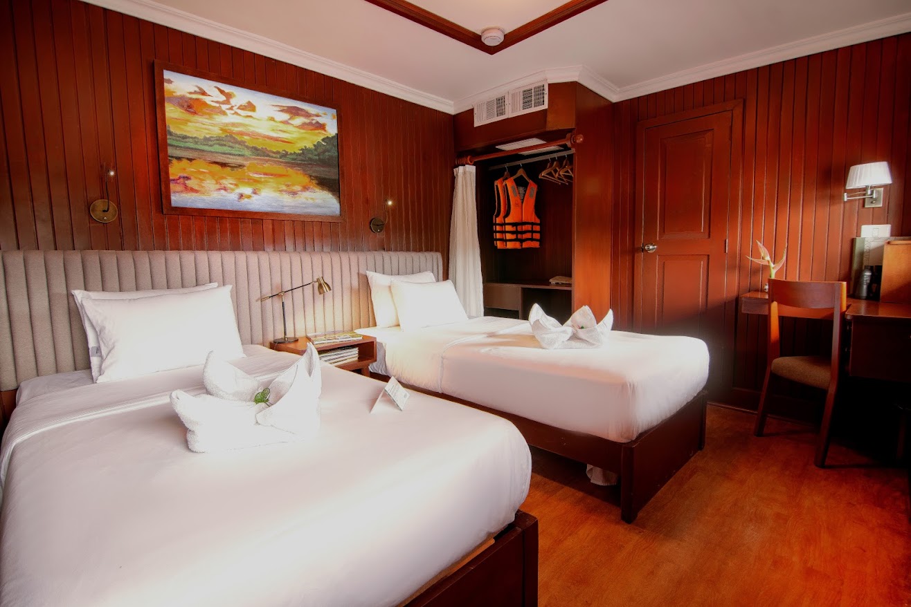 Two Twin Beds | Double Cabins | Amatista Expedition Cruise