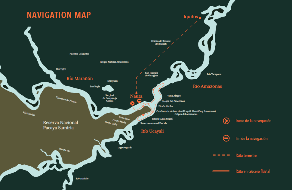 Navigation Map | Itinerary 7 Days | Amatista