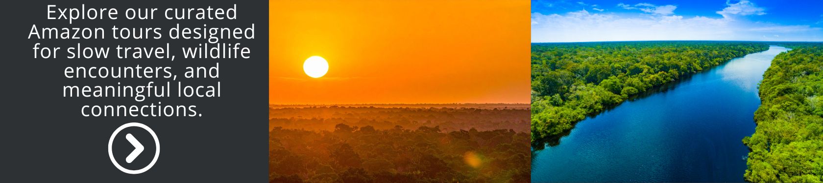 Explore our curated Amazon tours designed for slow travel, wildlife encounters, and meaningful local connections