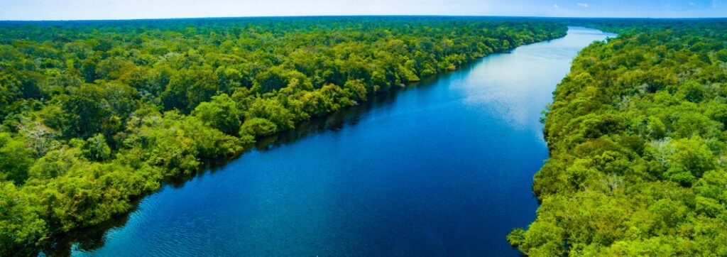 Amazon river in Brazil
