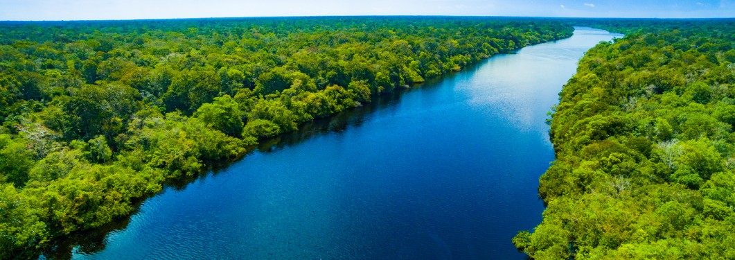 Amazon river in Brazil