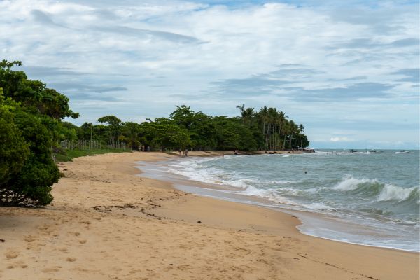 Trancoso beach in bahia brazil